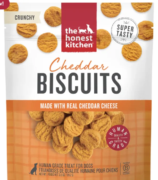 Honest Kitchen Dog Treat Wishes Cheese Biscuit
