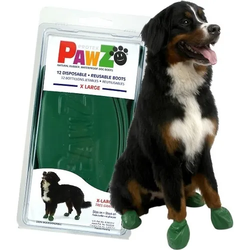 Pawz Waterproof Boots Dk Green XLarge