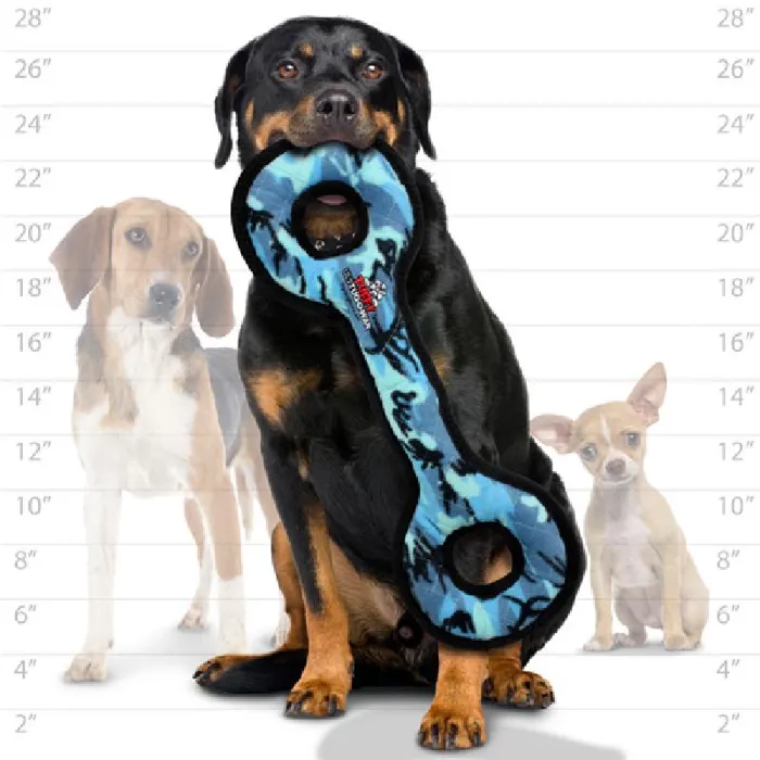 Tuffy Ultimate Tug-O-War Yellow Bone