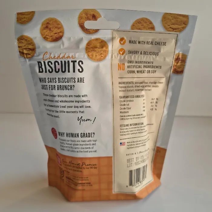 Honest Kitchen Dog Treat Wishes Cheese Biscuit