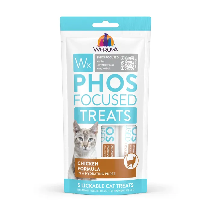 Weruva Phos Focused Cat Treat 5pk Chicken