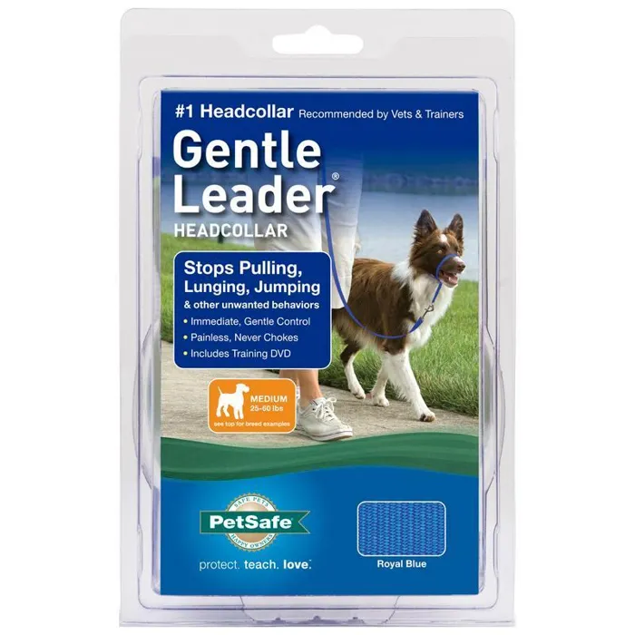 Gentle Leader Headcollar Blue Md