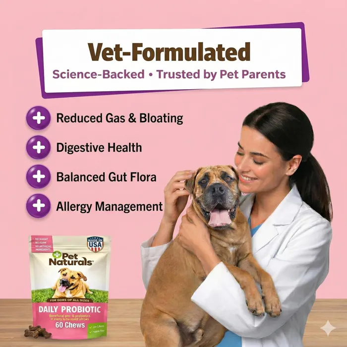 Pet Naturals Daily Probiotic dogs 60 chews lifestyle