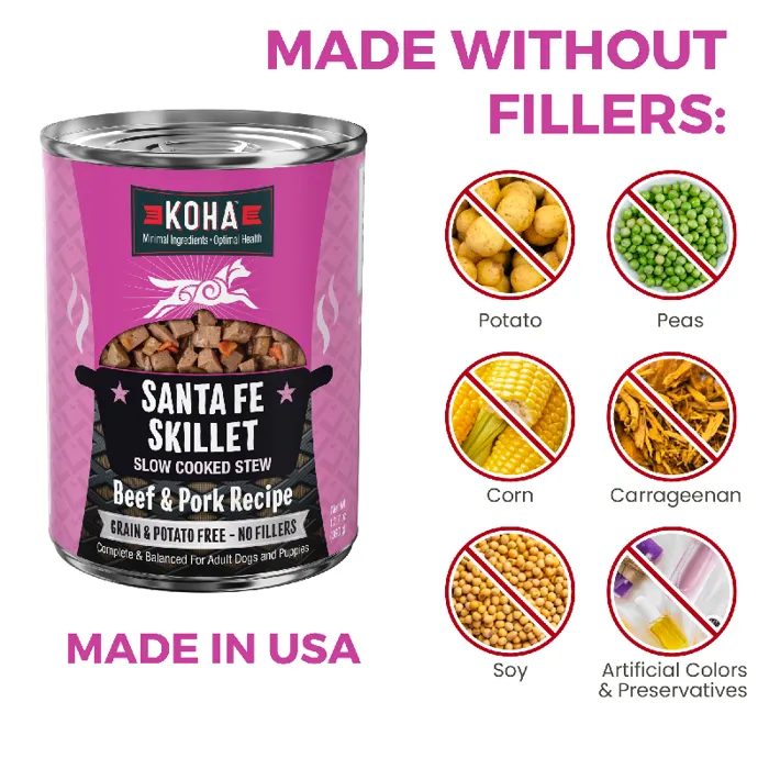 Koha Santa Fe Skillet Beef & Pork fillers graphic