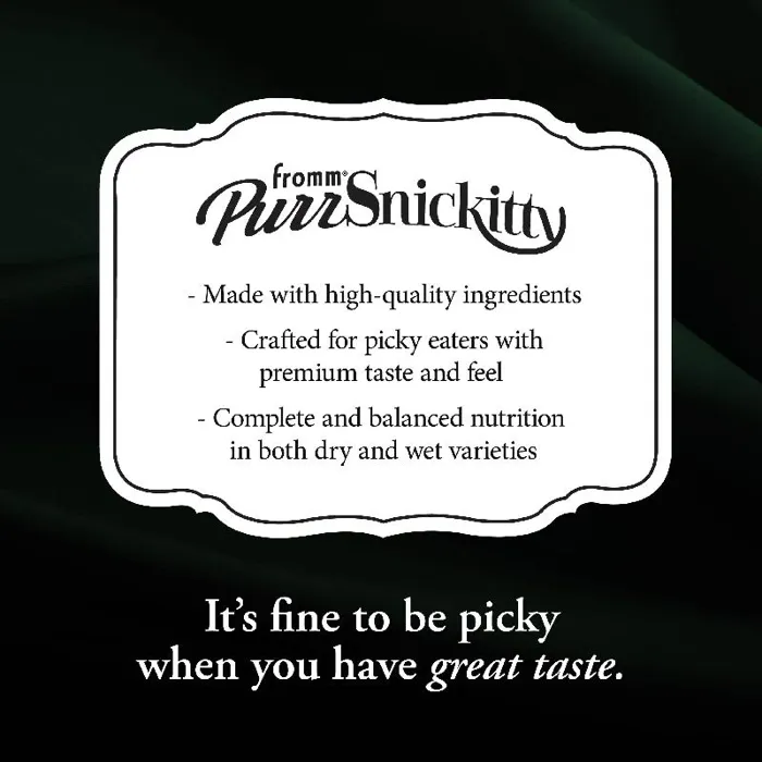 Fromm Cat Canned Purrsnickitty Pate Duck Liver 3oz