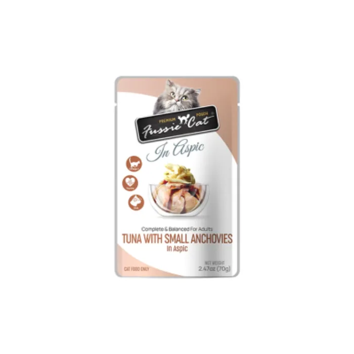 Fussie Cat Cp 2.47oz/12 Tuna Small Anch Aspic
