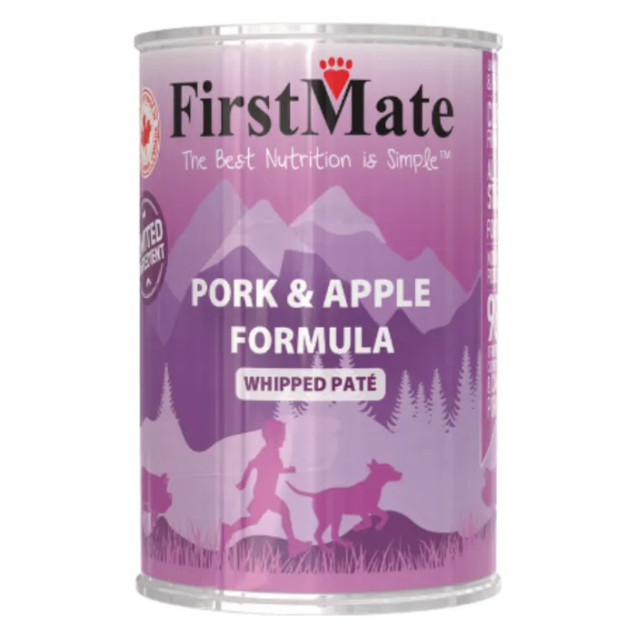 FirstMate Pork & Apple Formula 12.2 oz can front