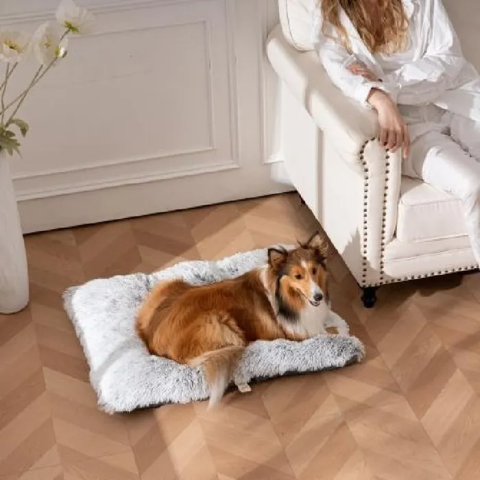 Tall Tails Cuddle Crate Bed Gry Lg