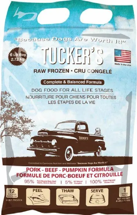 Tucker's Dog Frzn Pork Bf Ppkn 6Lb