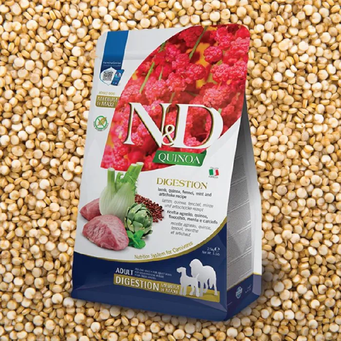 Farmina Dog Adult Quinoa GF LID Digestion Lamb 15.4Lb