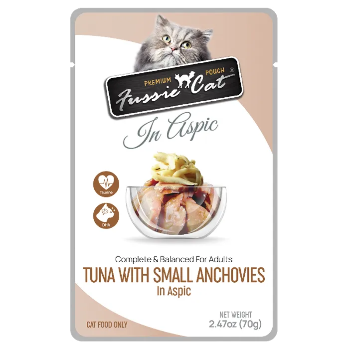 Fussie Cat Cp 2.47oz/12 Tuna Small Anch Aspic