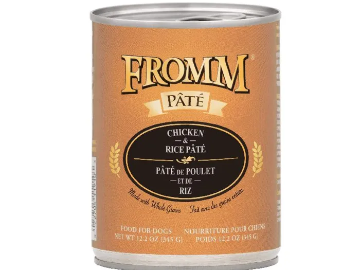 Fromm Canned Pate Dog Food Chicken Rice 12.2-oz