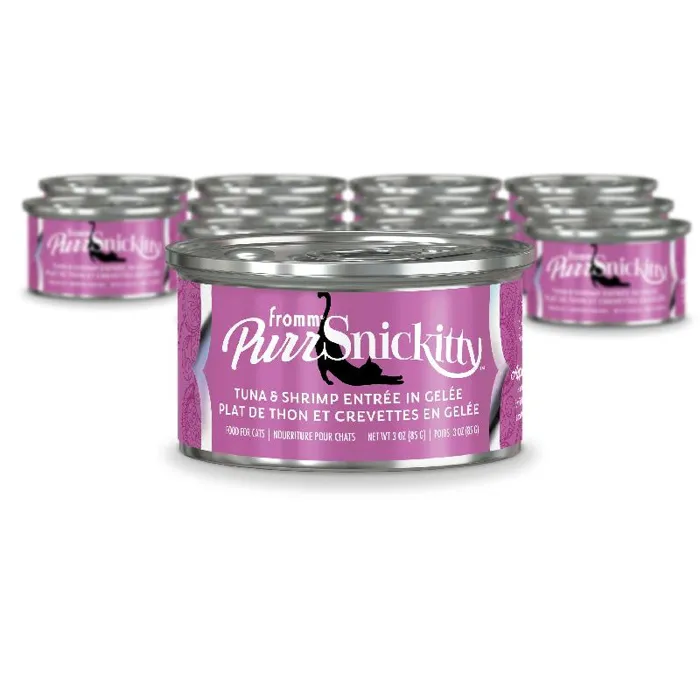 Fromm Purrsnickitty Cc 3oz/12 Tuna Shrmp In Gelee Adult