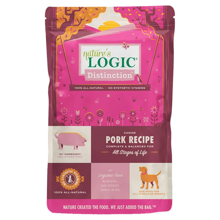Nature's Logic Dog Distinction Pork 24-lb