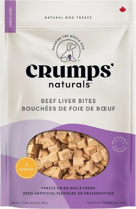 Crumps Dog Treats FD Beef Liver Bites 5.5oz