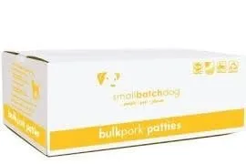 Small Batch Dog Frozen Pork Patties 18#