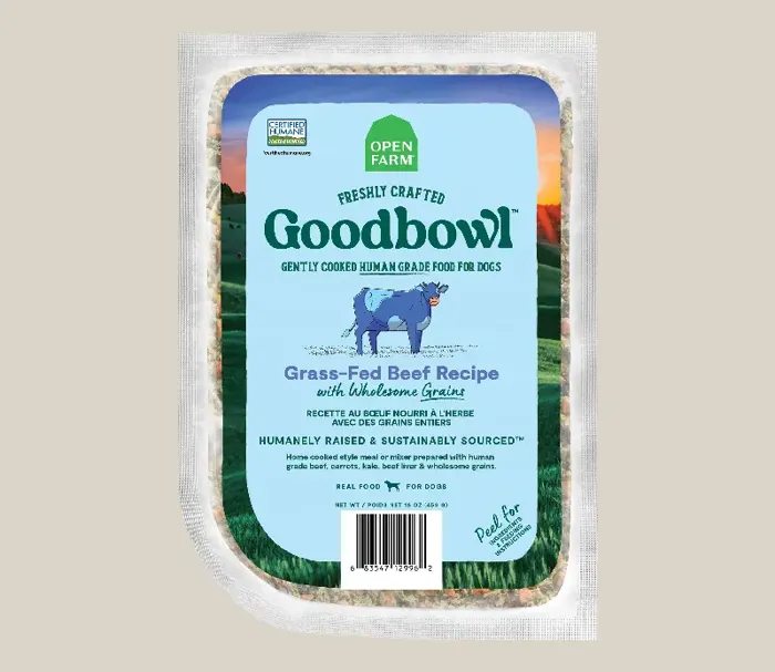 Open Farm Frzn Gently Cooked Goodbowl Beef Grain 16 Oz