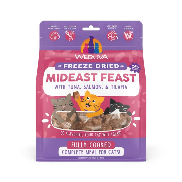 Weruva Cat Freeze Dried Mideast Feast 7oz