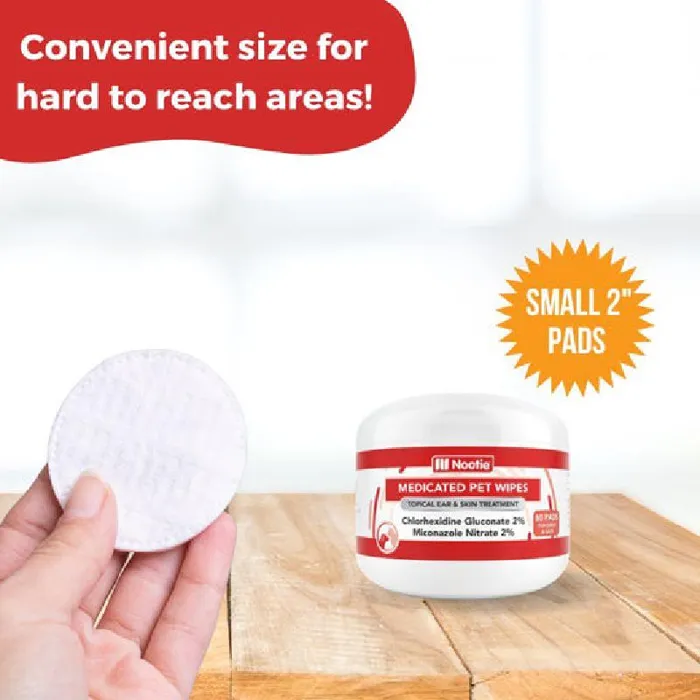 Nootie Antibacterial Pads 60 Ct