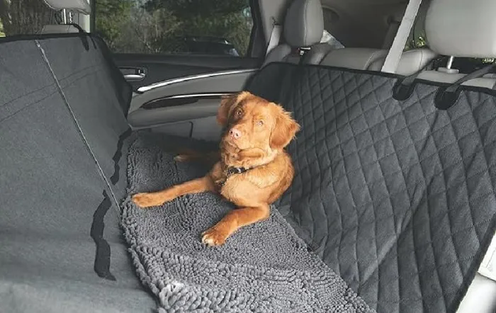 Dirty Dog Car Seat Cover & Hammock Cool Grey Dgsdd